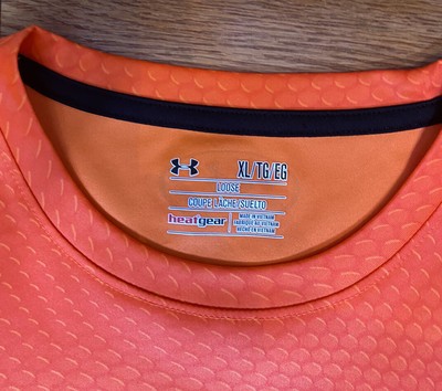 under armour tech t shirt orange